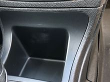 Painted the shifter console bin