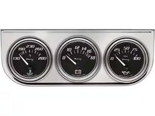 I was never thrilled when my service manager handed me a set of these to install in some kids used Camaro or Rustang! Most times the gauges and labour to install cost more then they paid for the car! 
I always would remove these from any used car I purchased. 