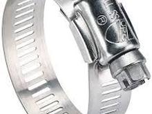 Yes, hose clamps , the ones with the worm gear ! 