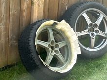 Spray pai, much easier than polishing the alloy 