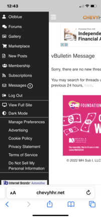 In the drop down list , see Dark Mode