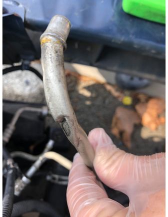 Looks like a transmission line, replace it