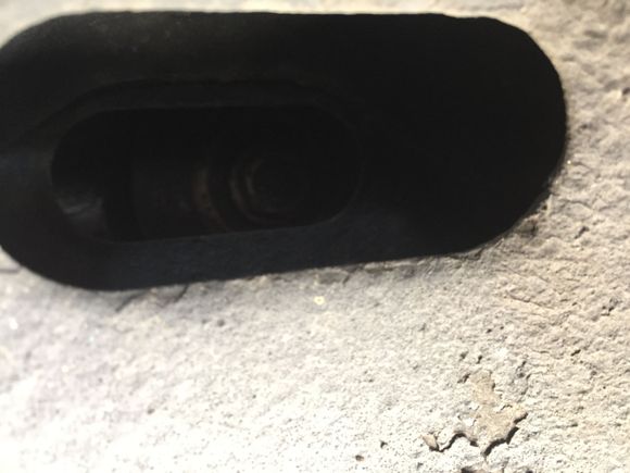 See how it’s lined up to the holes, if you can’t get a 15 mm 1/2 inch drive socket on a 12 inch extension on that bolt, the mount is Purdue much toast!