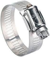 Yes, hose clamps , the ones with the worm gear ! 
