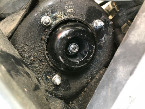 Driver’s side, flat spot points right