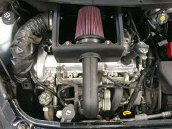 Here’s a photo, you can see where the MAF lives! In the air intake pipe, between the air filter and the throttle body.
I googled this and don’t see where K&N offer this piece separately. 