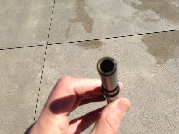 The top end , a pipe nipple.