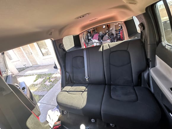 Back seats are replaced with all back off of an SS as well. 