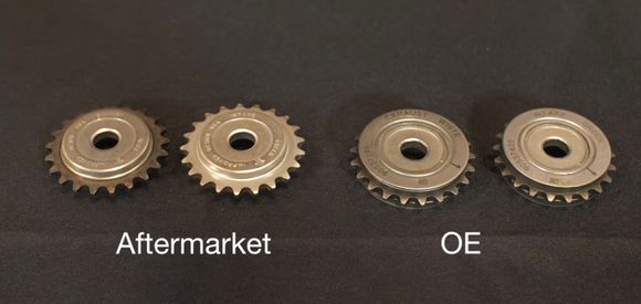 This is the difference pictured. The “upgraded,” or “improved” as Cloyes calls it, eliminates the cushion rings. Not sure how much better it really is, but they claim it’s better somehow. 