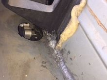 Look thru hole to see AC components where water can go after drain tube is removed. On your floor.
