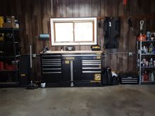 Garage setup (friend's garage)