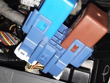 Tabs on fuel pump relay