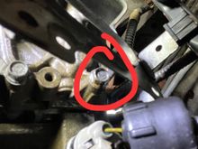 After test drive showing some oil 