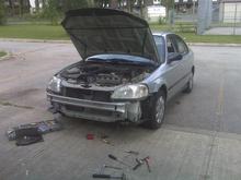bumper is gone