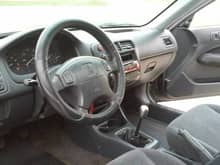 drivers side interior