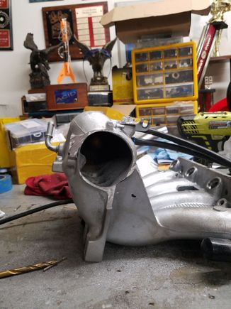 Had to Bore out the intake hole