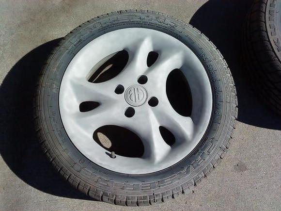 sandblasted