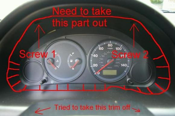 Gauge cluster problem