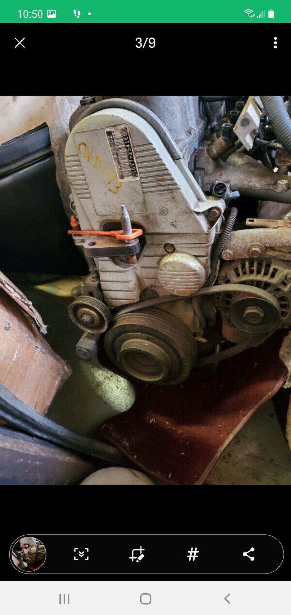 Engine - Complete - 1996-2000 Honda 1.6L D16Y7 Engine For Civic, Del Sol- - Used - 1996 to 2000 Honda Civic - Toronto, ON M3J3J1, Canada
