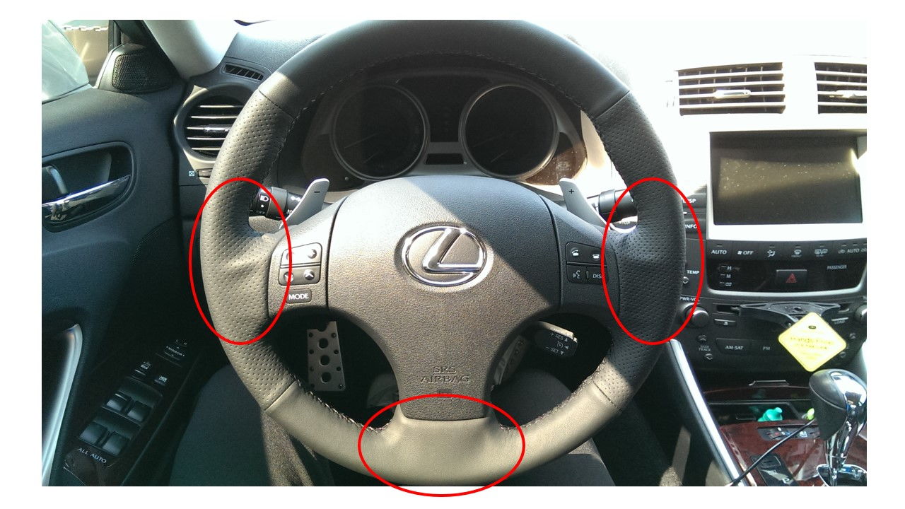Stitch on leather steering wheel cover - Page 4 - ClubLexus - Lexus