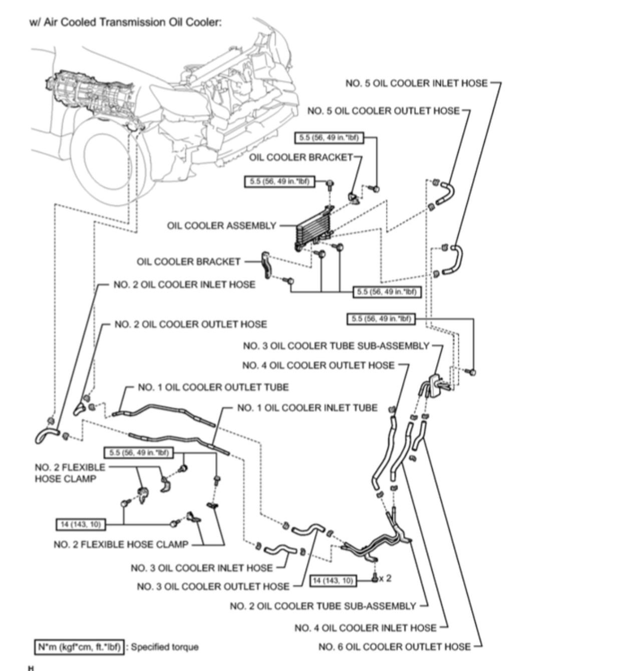 Engine - Internals - GX460 OEM Transmission Cooler Kit - New - 2010 to 2021 Lexus GX460 - Monroe Twp, NJ 08831, United States