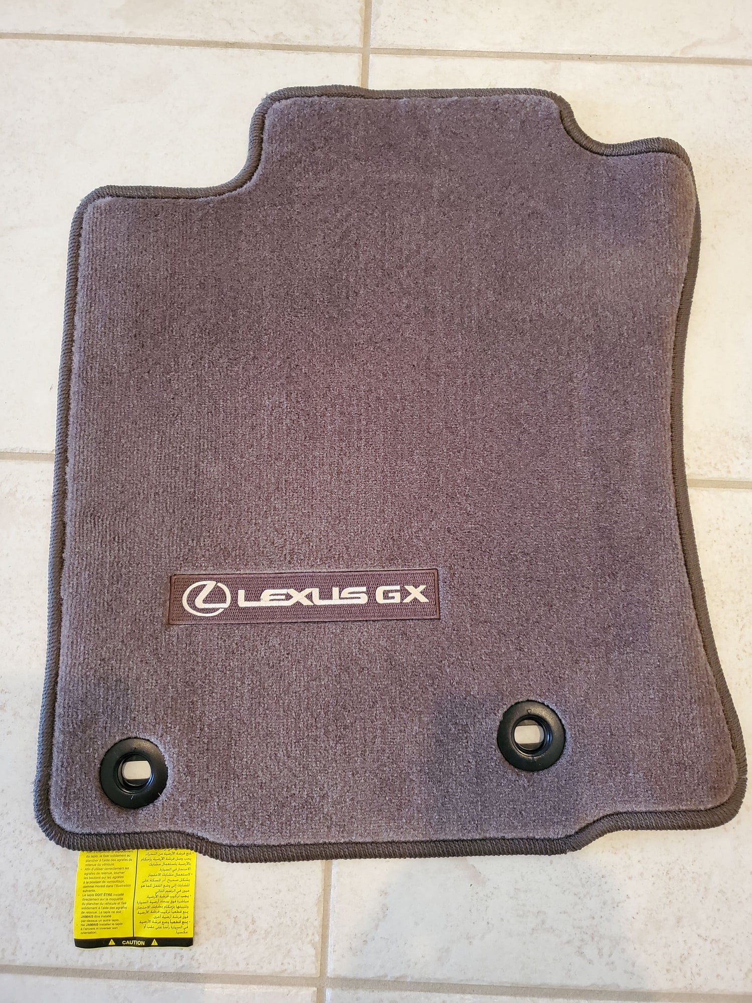 Interior/Upholstery - GX460 Floor Mats and Carpet Cargo Mat, New, Sepia interior color. - New - 2014 Lexus GX460 - Gold Canyon, AZ 85118, United States