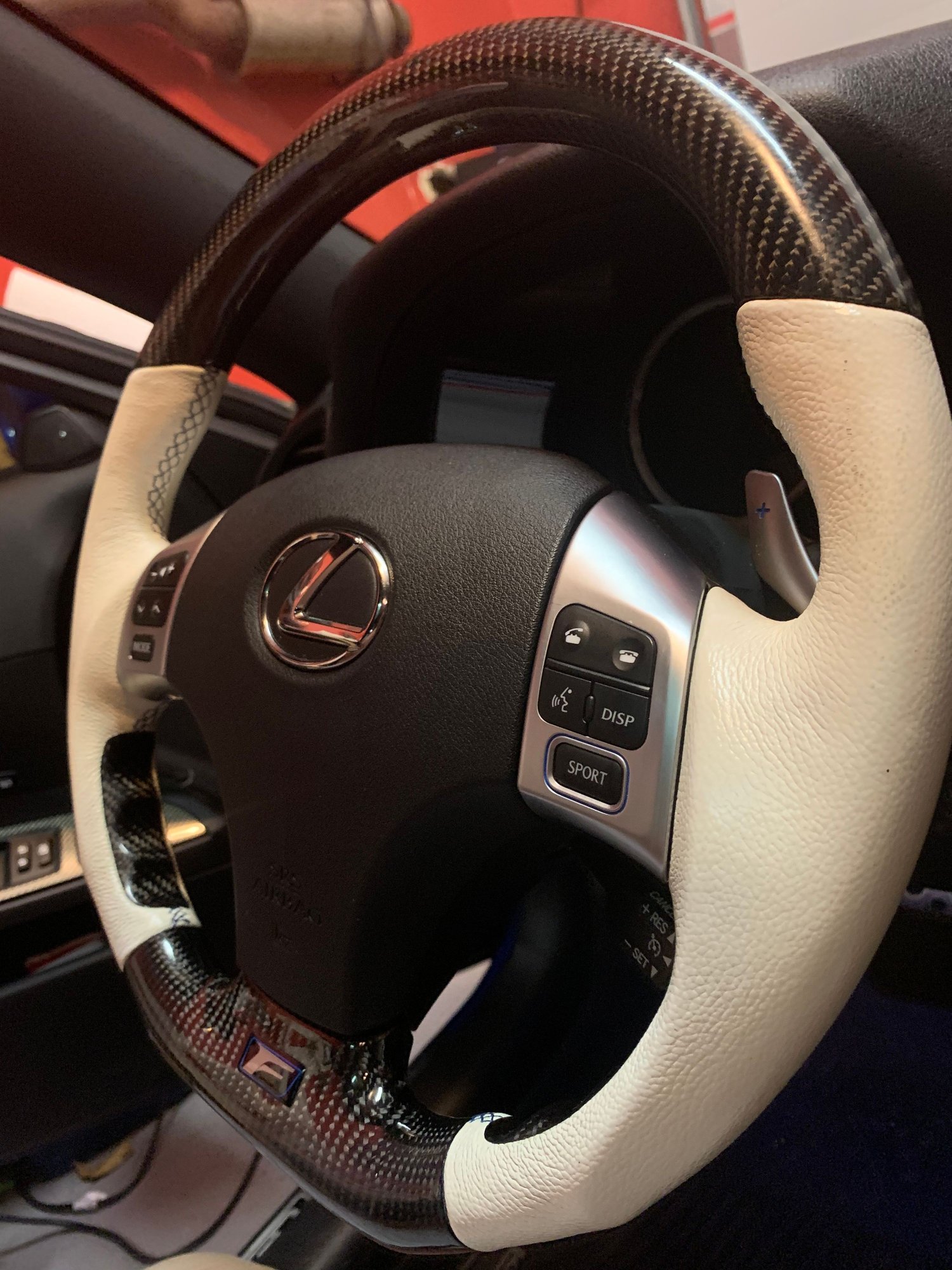 F/S Custom carbon fiber steering wheel ClubLexus Lexus Forum Discussion