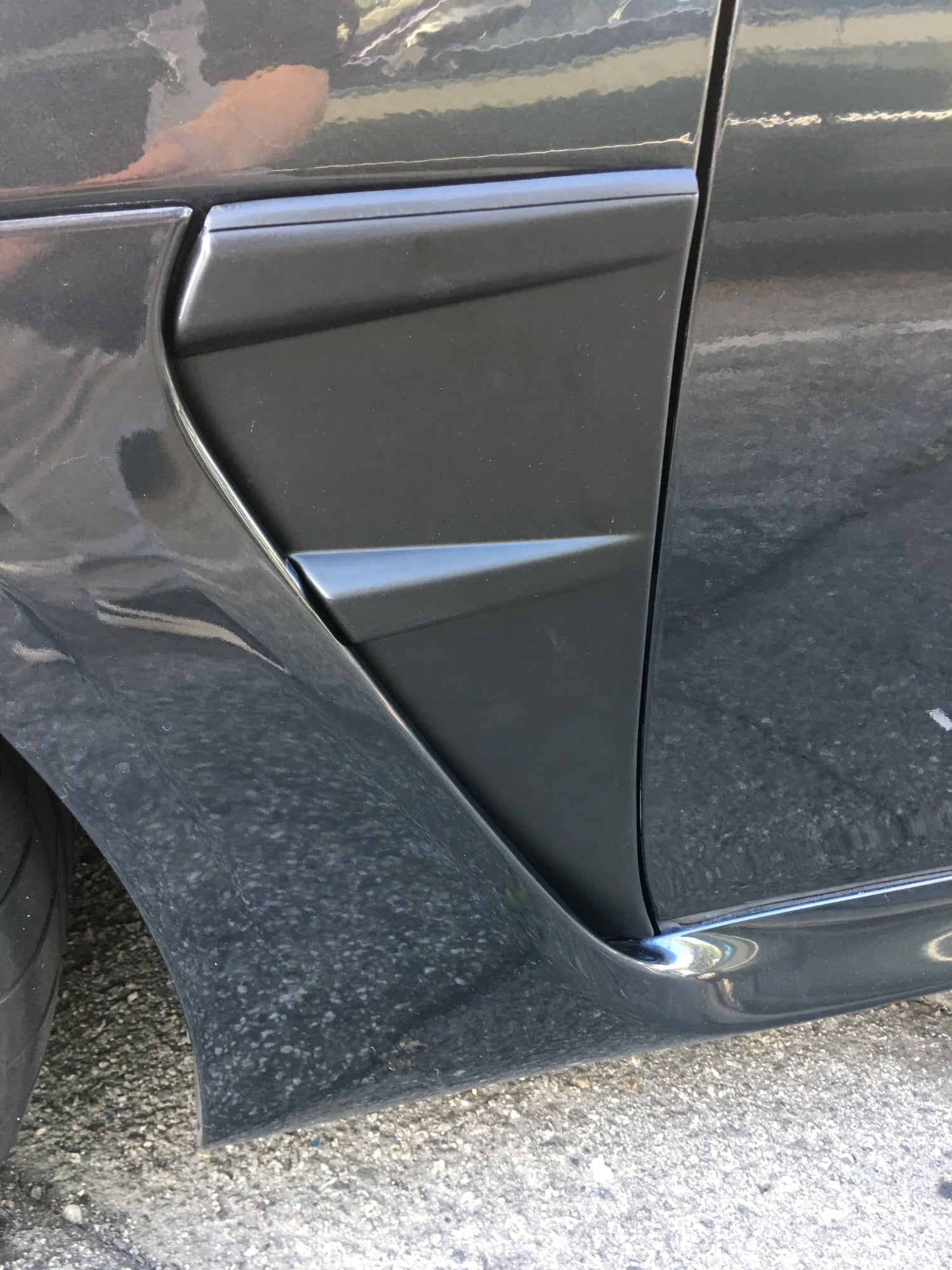 Exterior Body Parts - New Lexus ISF Novel Style Fender Ducts - Matte Black - New - 2008 to 2014 Lexus IS F - Covina, CA 91722, United States