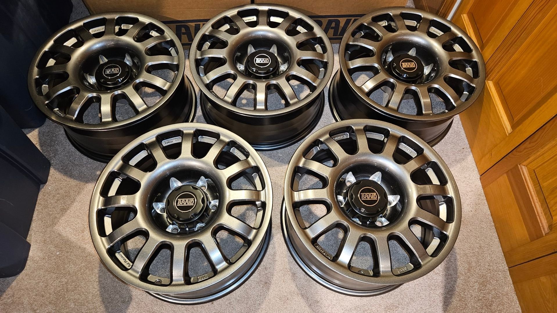 Wheels and Tires/Axles - Braid wheels (set of 5) - New - 2012 to 2023 Lexus GX460 - Naperville, IL 60565, United States