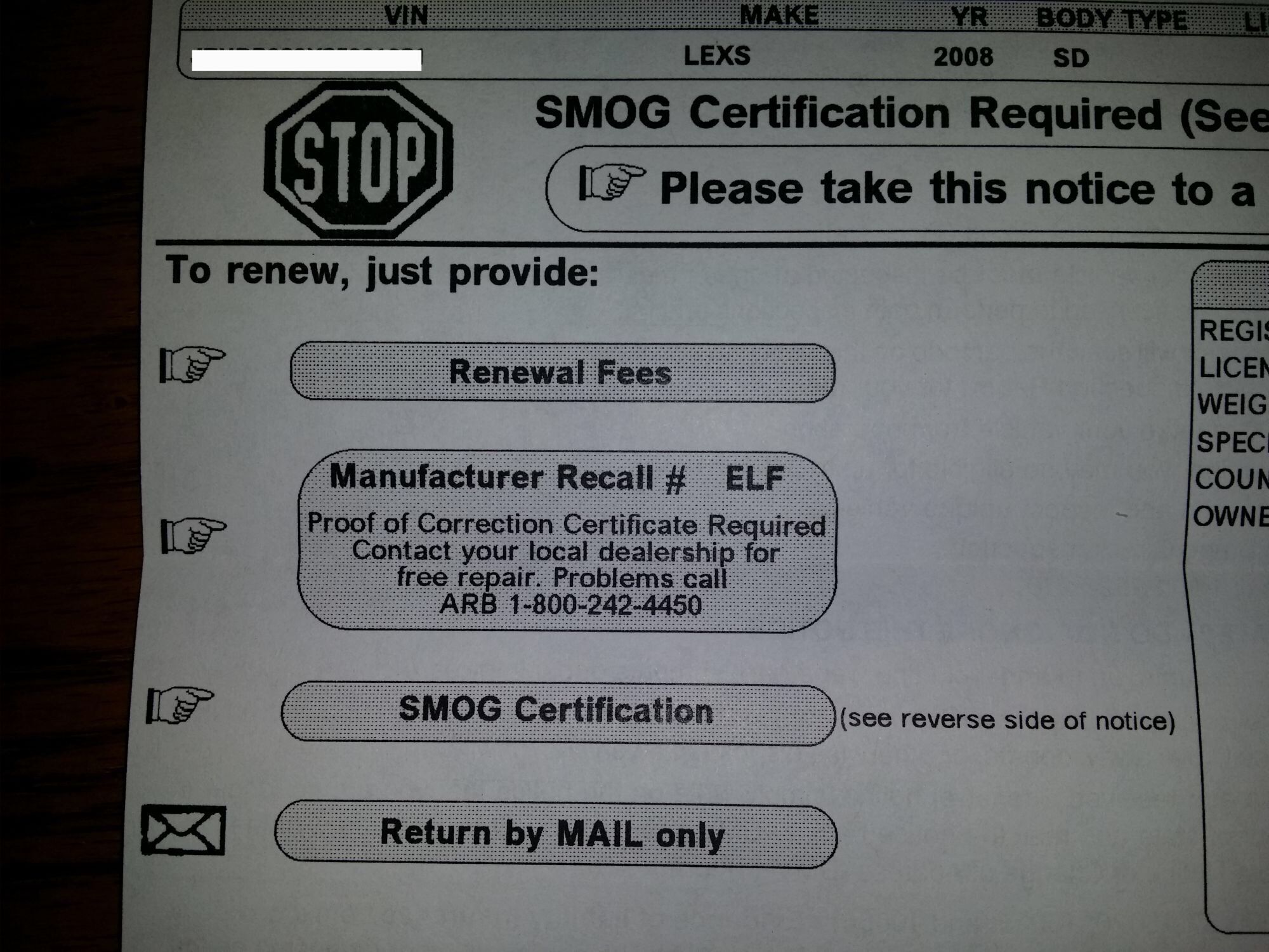 Question about ELF recall ClubLexus Lexus Forum Discussion