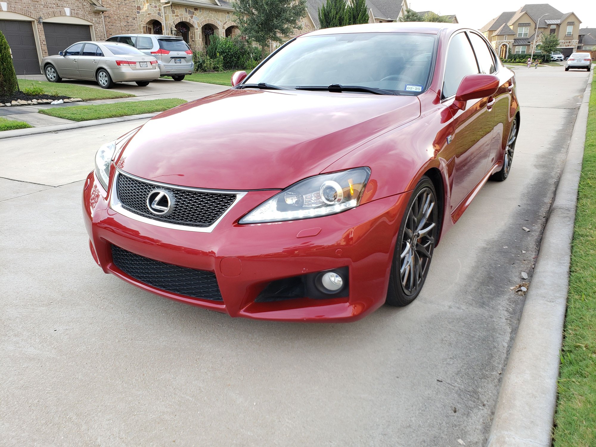 2008 Lexus IS F - 2008 Lexus ISF Matador Red Mica 108,900 miles - Used - VIN JTHBP262285003813 - 108,900 Miles - 8 cyl - 2WD - Automatic - Sedan - Red - Houston, TX 77498, United States