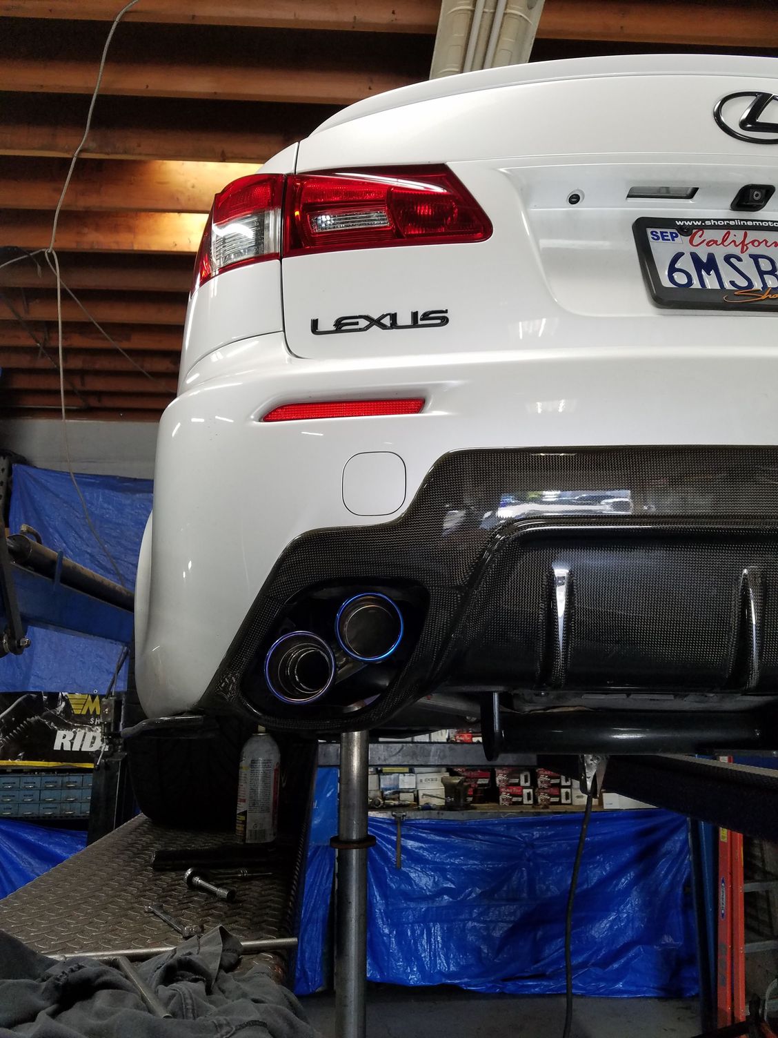 Joe Z Exhaust with Welded Quad Tips? ClubLexus Lexus Forum Discussion