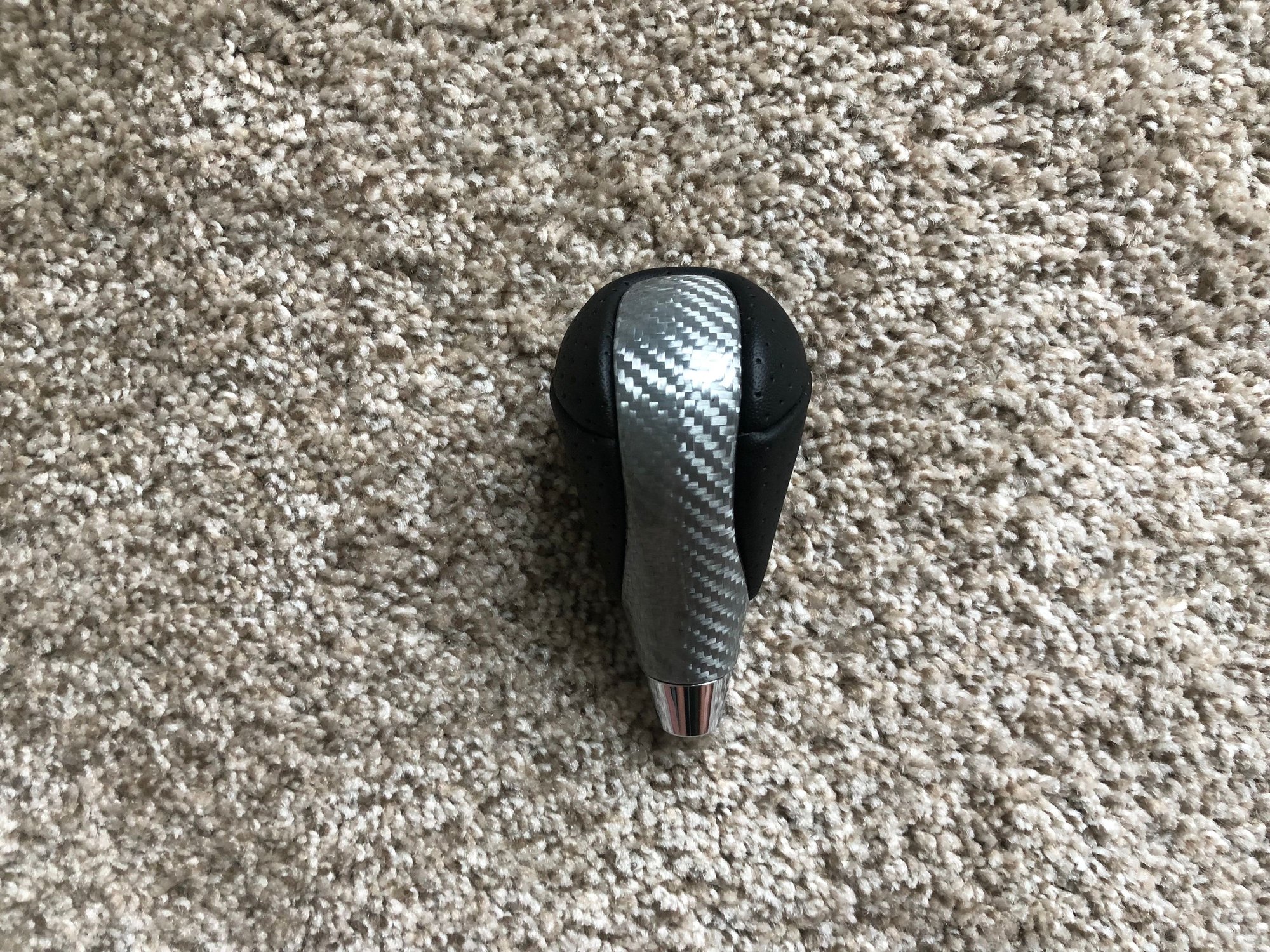 Interior/Upholstery - Silver CF Shifter Knob - Used - 2011 to 2014 Lexus IS F - Charleston, SC 29492, United States