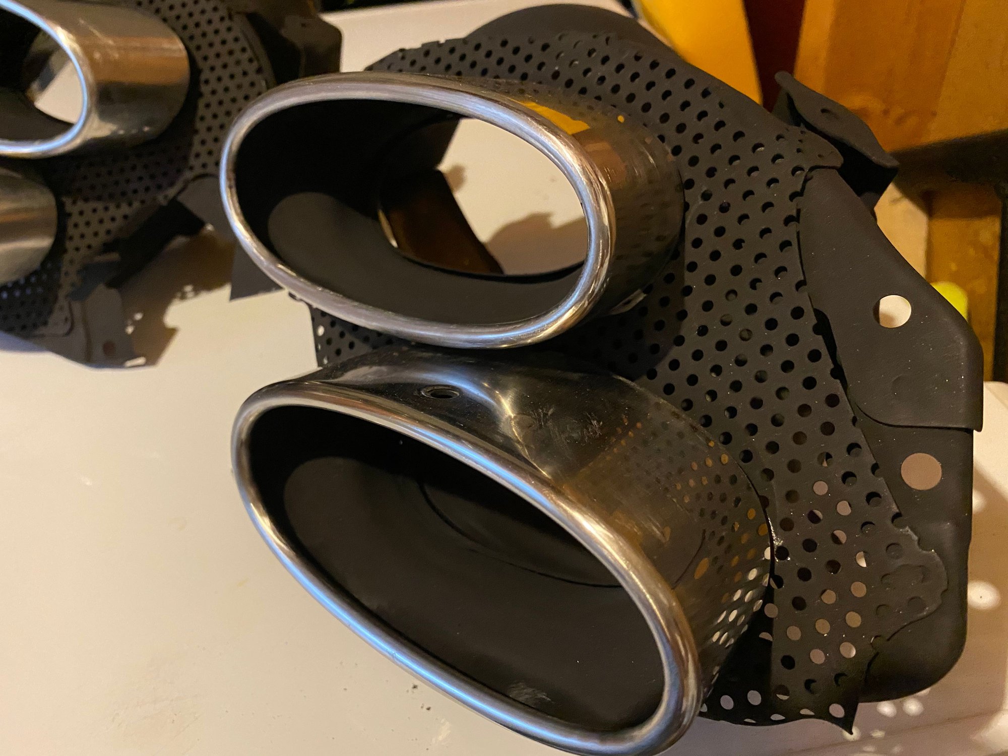 Engine - Exhaust - Lexus ISF stock exhaust tips - Used - 2008 to 2014 Lexus IS F - Germantown, MD 20874, United States