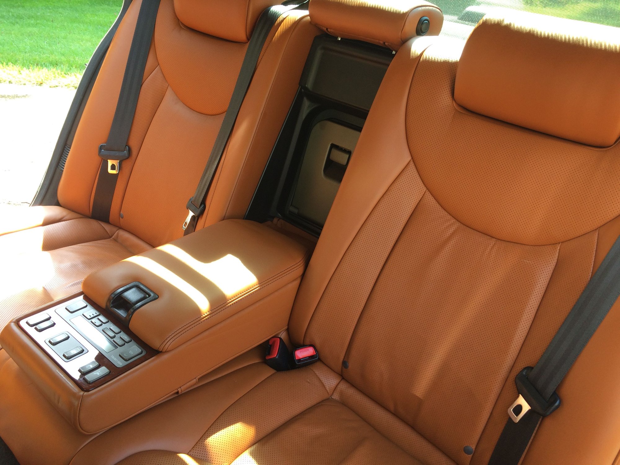 Very few people have ridden in the back.  Its the best seat in the house.
