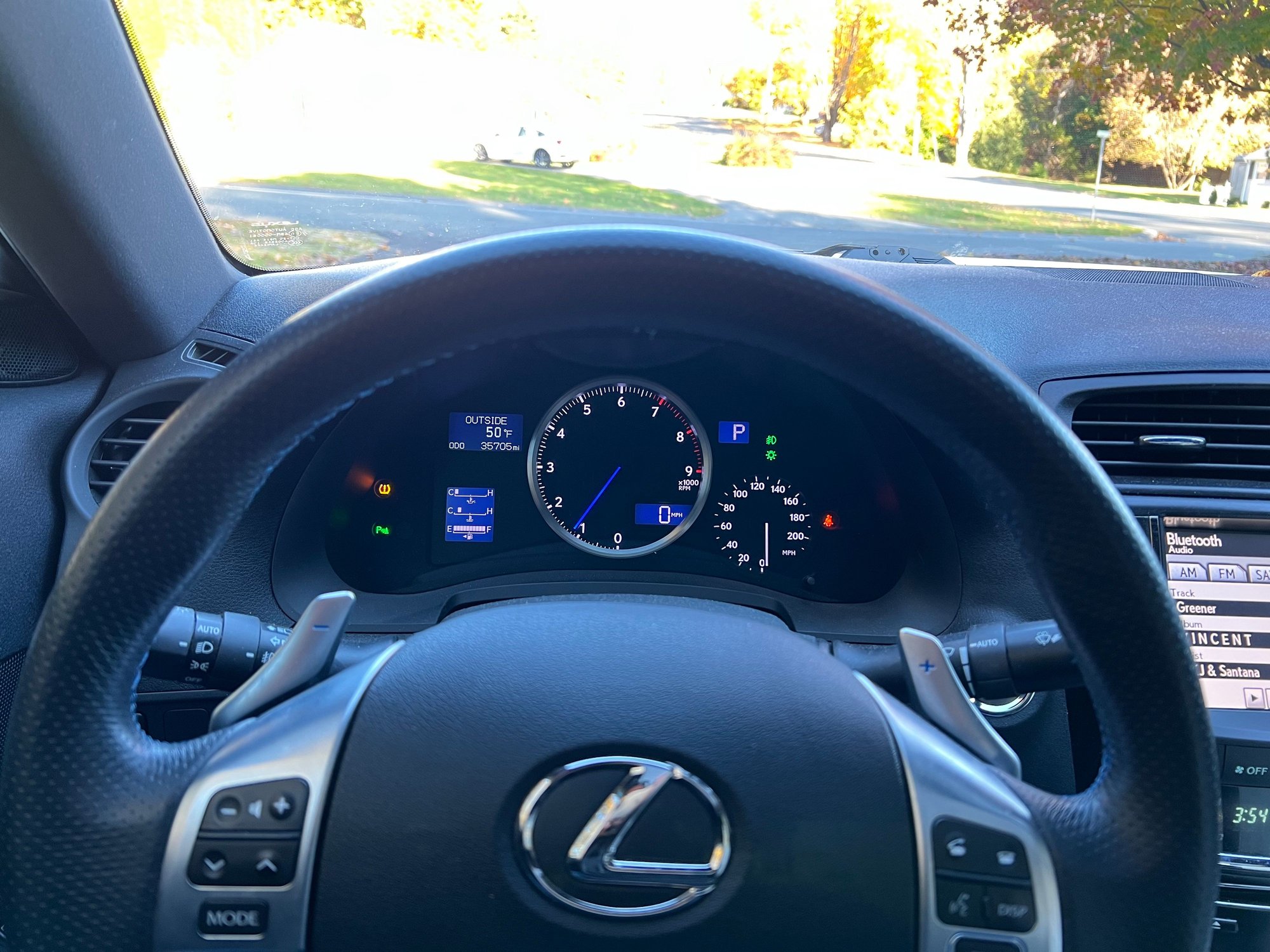 2012 Lexus IS F - MA: 2012 Lexus ISF | White/White | 35K miles - Used - VIN JTHBP5C20C5010189 - 35,700 Miles - 8 cyl - 2WD - Automatic - Sedan - White - Berkshire County, MA 01201, United States