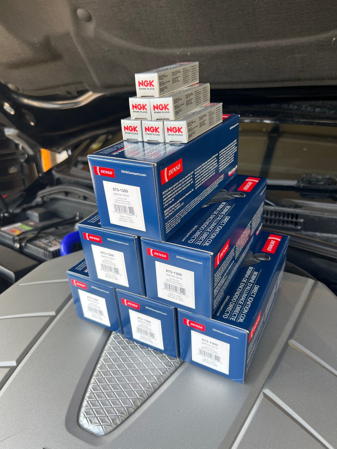 OEM DENSO Coilpacks & NGK Sparkplugs 