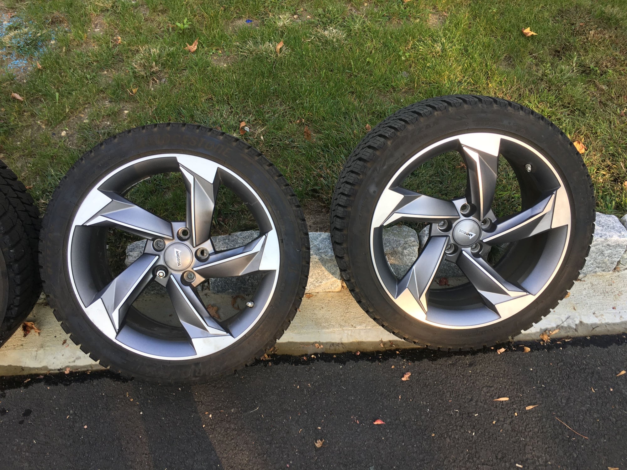 Wheels and Tires/Axles - Bridgestone Blizzak WS90 225/45/R18 + Andros R10 Winter Tire & Rim Package + TPMS - Used - 2008 to 2014 Lexus IS F - All Years Lexus IS - Brooklyn, NY 11230, United States