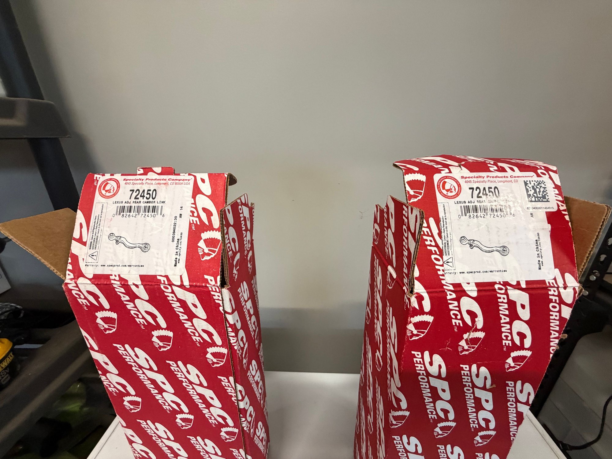 Steering/Suspension - Brand New SPC Rear Camber Arms for GS, IS, RC - New - 2013 to 2020 Lexus GS - 2014 to 2025 Lexus IS - 2015 to 2025 Lexus RC - Cadwell, GA 31009, United States