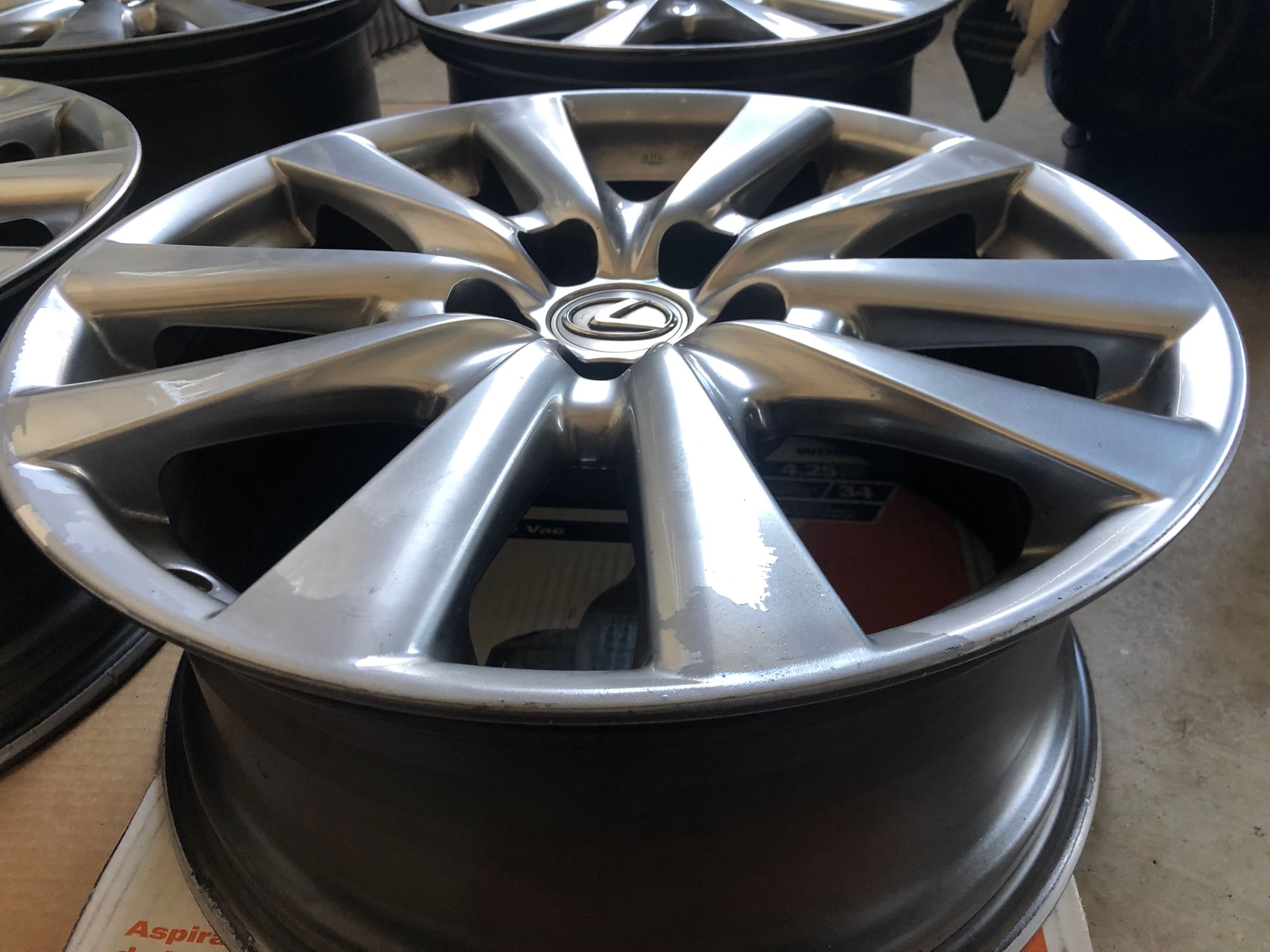 Wheels and Tires/Axles - 2013-2015 OEM Lexus GS350 450h 18" x 8" Wheels - Set of 4 - Used - 2013 to 2015 Lexus GS350 - 2013 to 2015 Lexus GS450h - Clifton, VA 20124, United States