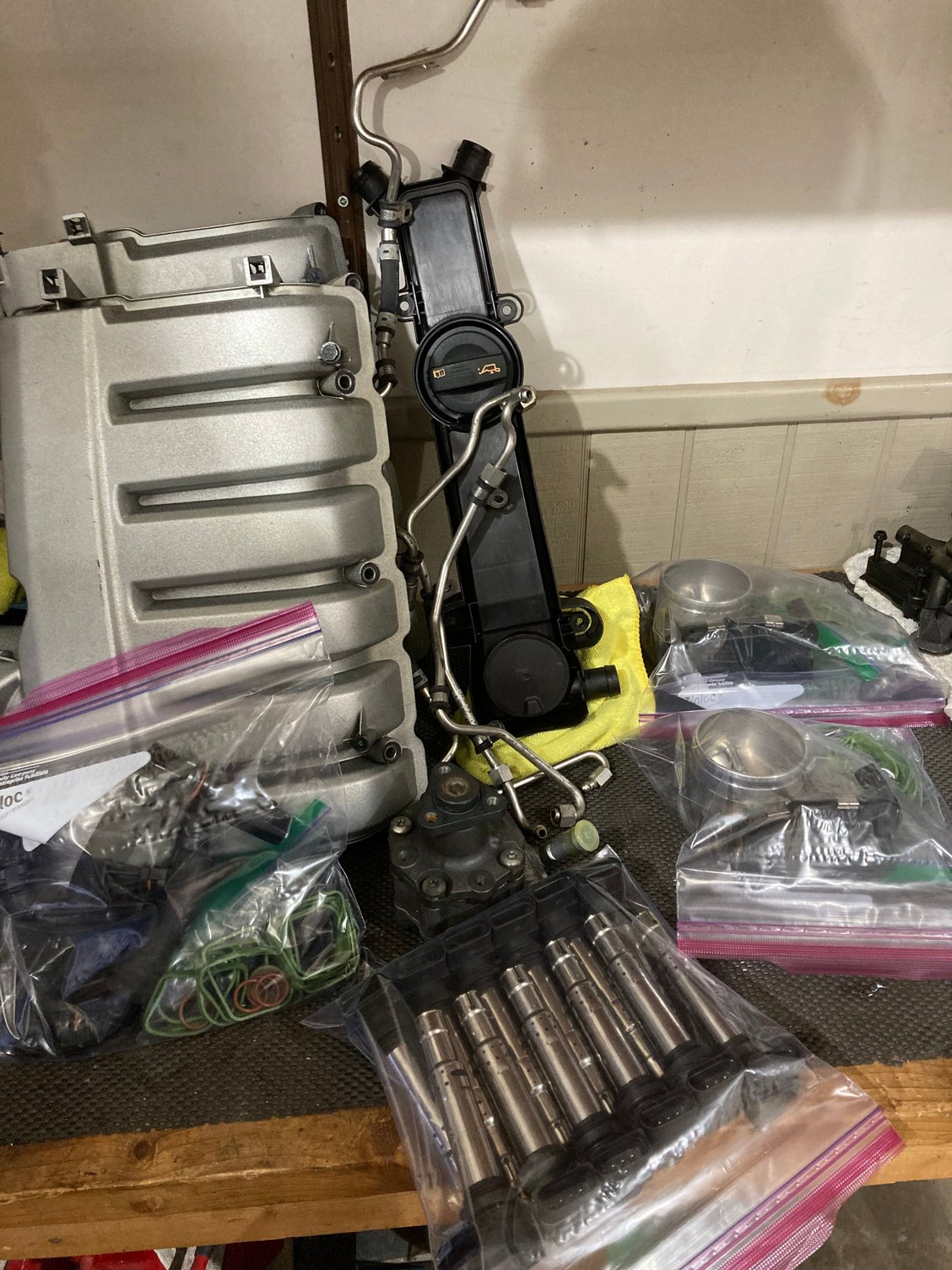 Got everything cleaned, bagged and put away last week. I have a mountain of spares now!