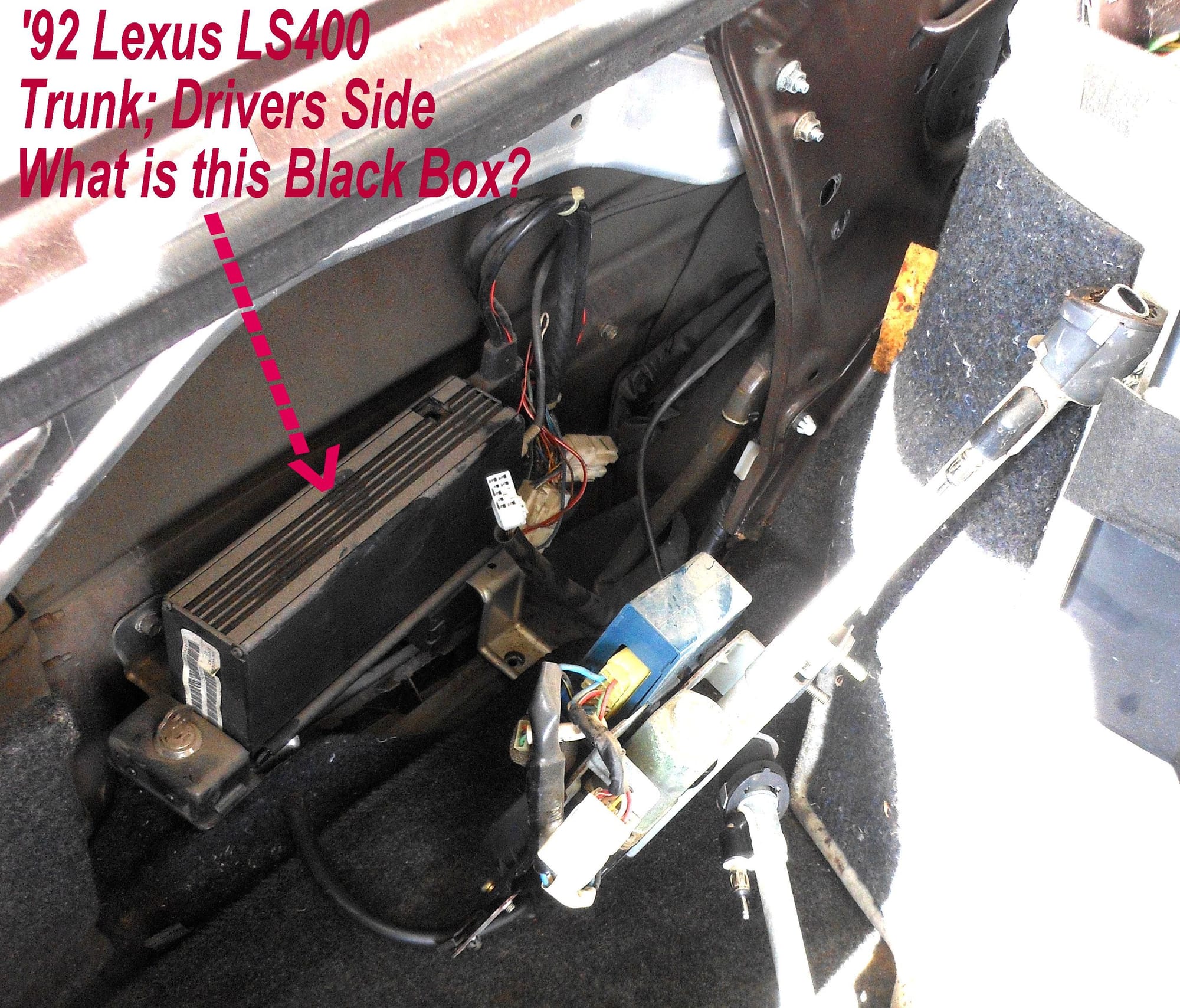 Black Box In Trunk - What is it ? - ClubLexus - Lexus Forum Discussion