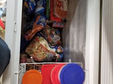 At least the freezer is stocked.