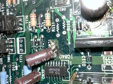 Bad capacitor soldering