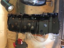 part underneath rear seat.  Was starting to rust really bad.