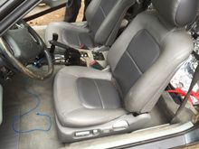 Front seats and rear seats recovered