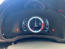 New carbon fiber gauge cluster trim.