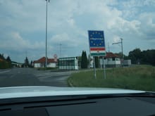 Hungarian border leaving Austria