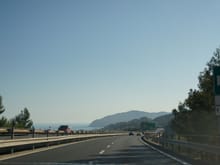 near Genova Italy on the way to Monaco