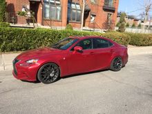 RSR super downs... I cut a coil off the rear springs. Rides smooth and doesn't bounce.